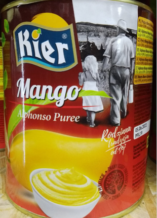 Пюре маракуї kier 850g маракуйя пюре манго13 фото