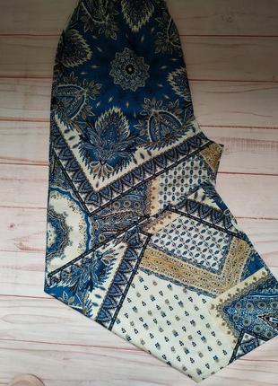 Літні штани з принтом абстракція