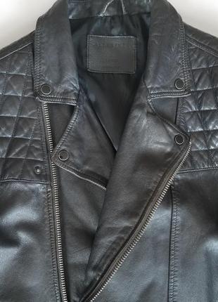 Мужская кожаная куртка косуха allsaints3 фото