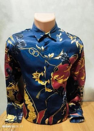 Невероятная вискозная рубашка в принт успешного испанского бренда zara