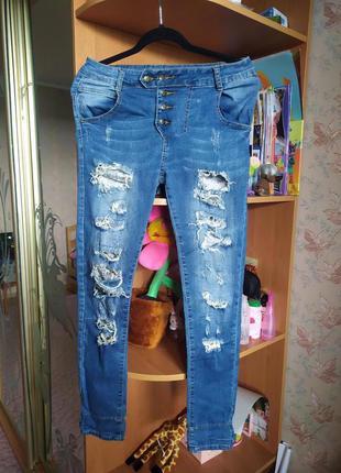 Продам прикольні і модні джинси на дівчину 28 розміру2 фото