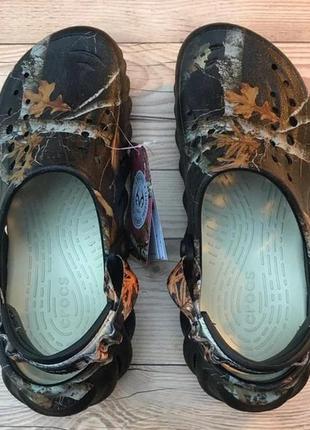 Крокс экхо клог черные камуфляжные crocs echo clog realtree edge black8 фото