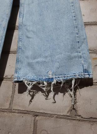 Трендовые джинсы широкие wide leg замеры в описании6 фото