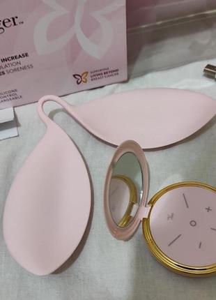 Вібраційний дистанційний масажер для грудей inspire від californ