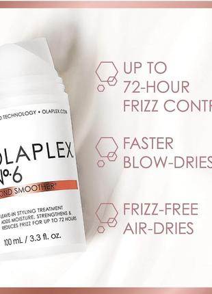 Відновлювальний крем для укладання волосся olaplex bond smoother reparative styling creme no. 64 фото