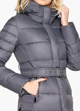 Брендовая куртка женская цвет муссон модель 31052 (остался только 48(m))7 фото
