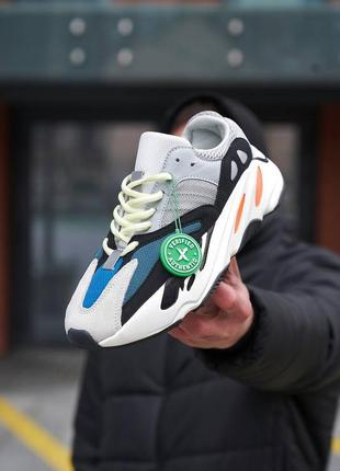 Adidas yeezy 700 boost grey1 фото