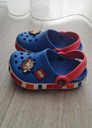 Crocs lego  дитячі 8/9 на ніжку 14-14,5см2 фото