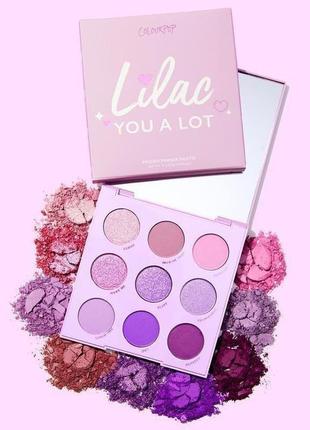 Colourpop палетка тіней lilac