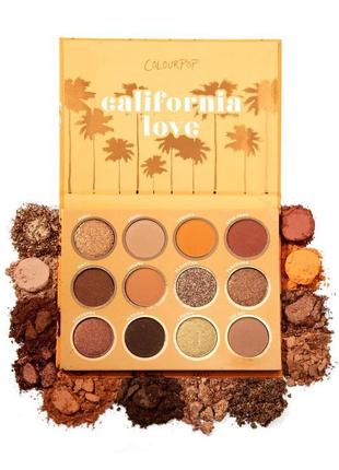 Colourpop палетка тіней california love