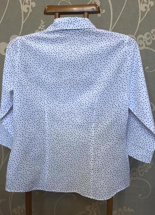 Очень красивая и стильная брендовая блузка в горошек.2 фото