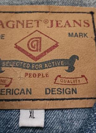 Джинсова куртка- сорочка magnet geans.5 фото