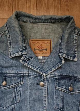 Джинсова куртка- сорочка magnet geans.6 фото