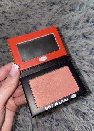 Рум’яна thebalm hot mama3 фото