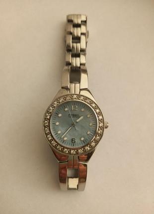 Жіночий годинник кварц на ходу fossil blue7 фото