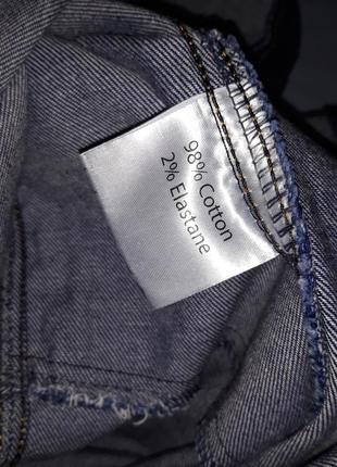 Юбка джинсовая размер 50 / 16 стрейчевая миди5 фото