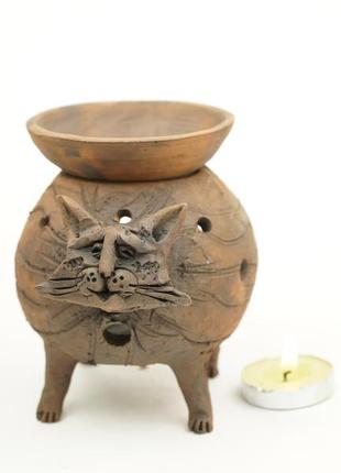 Аромалампа котик аромалампа для эфирных масел cat aroma lamp1 фото