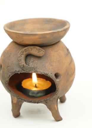 Аромалампа котик аромалампа для эфирных масел cat aroma lamp3 фото