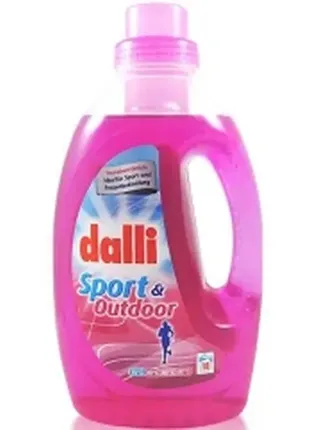 "dalli - sport + outdoor гель для прання   спортивних речей 18 прань 1.35л. /6"