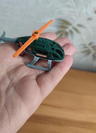 Вертоліт 2001 matchbox rescue helicopter mattel5 фото