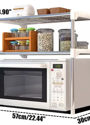 Столешница для кухни устойчива для микроволновой печи с полками для блюд со специями, устойчива для мик1 фото