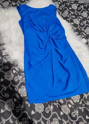 Сукня у кольорі електрик4 фото