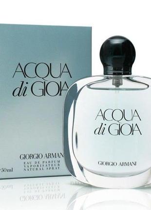 Женская парфюмированная вода giorgio armani acqua di gioia (джорджио армани аква ди 76) 100 мл2 фото