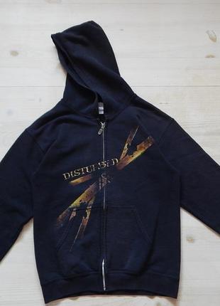 Кофта худі vintage y2k disturbed asylum metal rock band hoodie