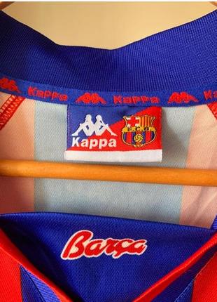 Вінтажна vintage футболка kappa x barcelona4 фото