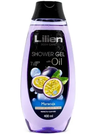 Lilien - гель для душу argan oil, maracuja oi, olive, olive&cranberry  400ml /122 фото