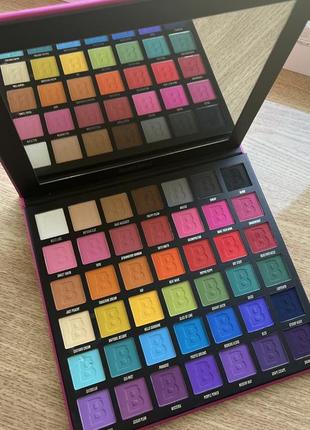 Палетка тіней bright matte 42 colour palette beauty bay