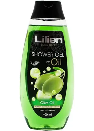 Lilien - гель для душу argan oil, maracuja oi, olive, olive&cranberry  400ml /124 фото