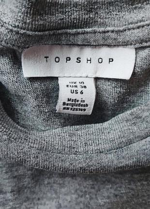 Топ оверсайз с необработанными краями topshop размер м2 фото