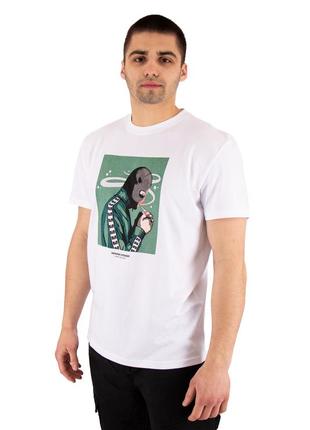 Футболка weekend offender fumo graphic t-shirt white2 фото