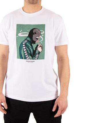 Футболка weekend offender fumo graphic t-shirt white5 фото