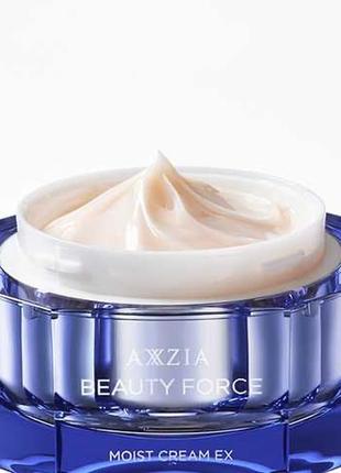 Axxzia пептидний крем для обличчя проти зморшок. beauty force moist cream ex (30 г)