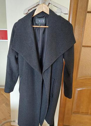 Пальто mango графит