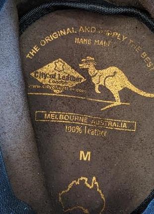 Шкіряний ковбойський капелюх winton aussie apparel7 фото