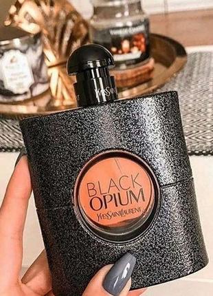 Женский парфюм yves saint laurent black opium (ов сен лоран блек опиум) 90 мл2 фото