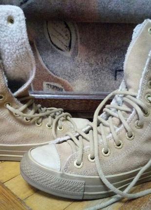 Converse высокие (замшевые)