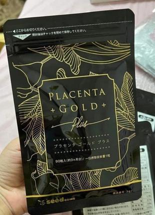 Экстракт плаценты gold + nmn и 5 компонентов для красоты на 90 дней, япония