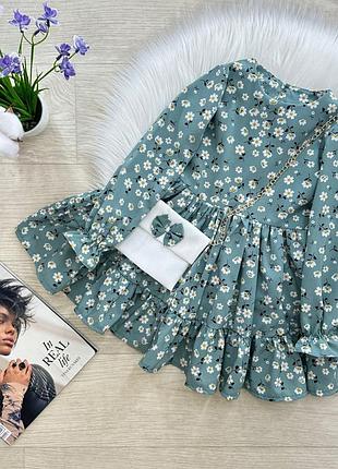 Невероятное цветочное платье 🌸🌸🌸 7