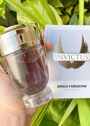 Чоловіча туалетна вода invictus paco rabanne (свіжий деревний аромат) aat