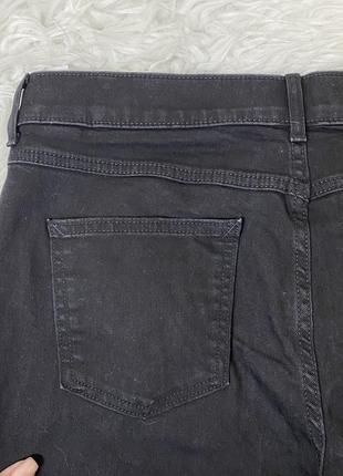 Черные прямые джинсы6 фото