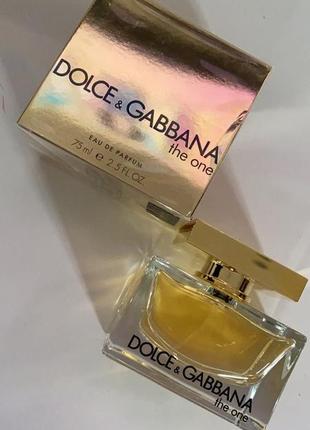 Жіноча парфумована вода dolce&gabbana the one у тестірі 75 мл2 фото