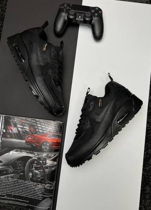 Мужские кроссовки nike air max 90 surplus new black2 фото