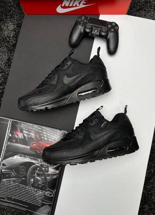 Мужские кроссовки nike air max 90 surplus new black3 фото