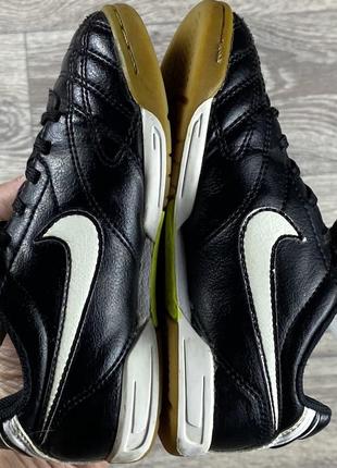 Nike tiempo копы сороконожки бутсы 27 размер футбольные кожаные оригинал8 фото