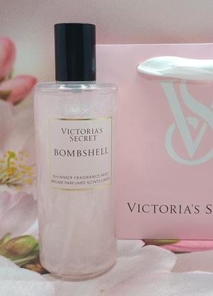 Парфюмированный мист bombshell shimmer victoria’s secret.
премиум коллекция! аромат парфюма!