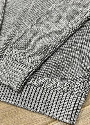 Бавовняний сірий светр в стилі dizel4 фото